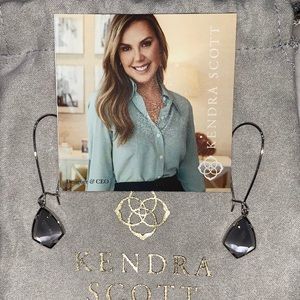 Kendra Scott slate grey earrings